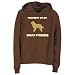 Hoodie Womens Brown " PROPERTY OF MY Great Pyrenees " Dogs Small