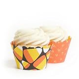 Dress My Cupcake Candy Corn Halloween Reversible Cupcake Wrappers, Set of 12 - Halloween Cupcake Liners, October Cupcake Decorations Dress My Cupcake Candy Corn Halloween Reversible Cupcake Wrappers, Set of 12 - Halloween Cupcake Liners, October Cupcake Decorations