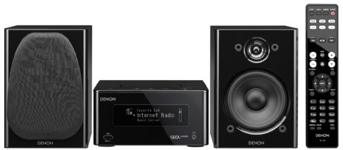 Denon CEOL piccolo noir Netzwerk Kompaktanlage (2x 65 Watt, Internetradio, DLNA, AirPlay, iPod-Dock, App Steuerung) schwarz
