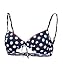 ESPRIT Bodywear Damen Bikin Oberteil, gepunktet Z4243
