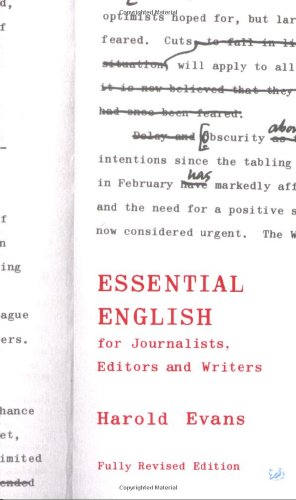 Essential English: For Journalists, Editors and Writers (Pimlico)