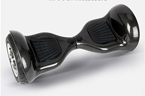 SJF BRAND Street Edition Larger 10 Inch Air Tires Outdoor Electric Scooter Hoverboard Hawk Rider (black)