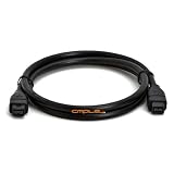 9 PIN/ 9PIN BETA FireWire 800 FireWire 800 Cable 3ft Black