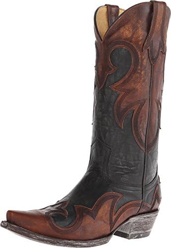 Yippee Kay Yay by Old Gringo Women's Henderson Western Boot, Black/Brass, 8.5 B US