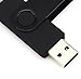 Dual Flash Drive 8GB ARETOP OTG USB2.0 Flash Drive Disk Memory Stick Thumb Drives Pen Drive for Computers and Android Devices (Smartphones Tablets PC Samsung Galaxy, Note, LG, Lumia, etc. Black