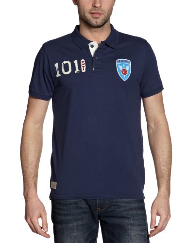 JACK & JONES VINTAGE Herren Poloshirt 12056573, Gr. 60/62 (XXL), Blau (MOOD INDIGO) Preisvergleich