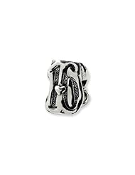 Special Year, Number 16 Charm in Silver For 3mm Charm Bracelets