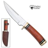 Timber Rattler 10 Alaskan Bowie w/ Leather Sheath