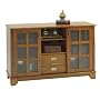 Low Cabinet with Sliding Doors - Cottage Oak