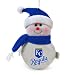 6 Kansas City Royals MLB Plush Snowman Christmas Ornaments