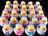 Two dozen (24) Mini Easter Lamb Sheep Rubber Duck Party Favors