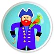 Pirates Captain Knob by Olive Kids