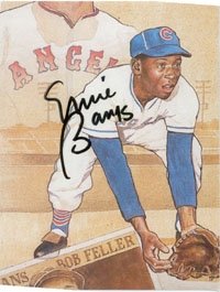 Banks, Ernie Autographed/Hand Signed 3 1/2 x 4 1/2 Magazine Print