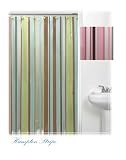 Hampton Stripe Shower Curtain - Pink/ Black