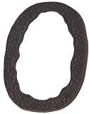 Atlas Homewares HN0L-O 5.5-Inch Large Hammered House Number-0, Aged Bronze