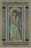 Powerloom Cotton Celtic Angel Print Single Bedspread-SS076-12
