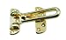 Heavy-Duty Hotel-Style Door Security Lock - Bright Brass