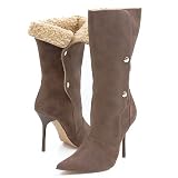 Michael Antonio Plenty Mid-Calf Boots 6 Brown