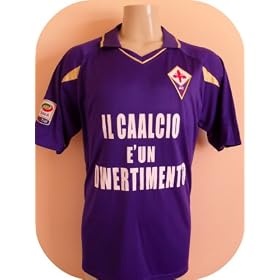 FIORENTINA-ITALY-# 11 GILARDINO SOCCER JERSEY SIZE LARGE .NEW