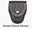 35P Covered Handcuff Case 35P Cuff Case-PlnBlack Brass