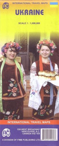 City Travel Guides Discounted  Books : Ukraine Map by ITMB