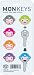 Kitchen & Housewares : Monkey KEY Keychain Covers Identifiers Accessory Soft New