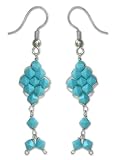  : CRYSTAL EARRINGS AZURE WIND CHIMES
