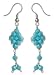  : CRYSTAL EARRINGS AZURE WIND CHIMES