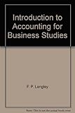 Introduction to accounting for business studies