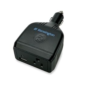 Kensington Auto Power Inverter with USB Power Port for Emergency Power, Battery Backup (K38022US)