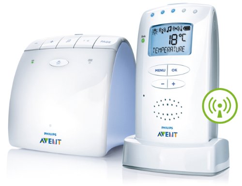 Philips SCD525/00 - Philips AVENT ECO DECT-Babyphone / Testsieger Stiftung Warentest (05/2011, Note 1,8)