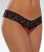 Apparel : Hanky Panky Signature Lace Dance Dot Low Rise Thong Panty