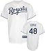 Joakim Soria Jersey: Adult 2010 Majestic Home White Replica #48 Kansas City Royals Jersey - Small
