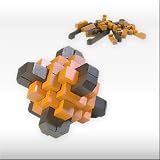 Geduldspiel 'MAGIC CRISS CROSS' aus Holz - Faszinierender Knobelspa� f�r viele vergn�gliche Stunden!von "PLAYTASTIC"