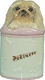 Pekingese Collectible Foo Dog Puppy Cookie Jar Container Figure Statue
