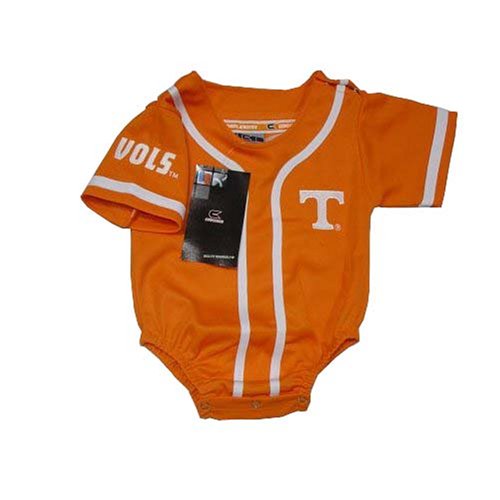 Buy Tennessee Volunteers- University of- NCAA Baseball Infant baby Onesie Jersey 12-18 months by Colosseum