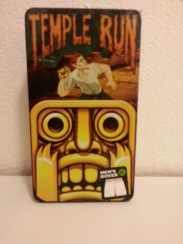 Temple Run Lounge Sleep Shorts Boxers  Sz XL  100% cotton in Tin Picture