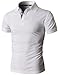 H2H Mens Casual Basic Pique Polo Slim Fit Shirts Short Sleeve of Various Colors