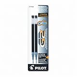 Pilot® Refill for G2 Gel, Dr. Grip Gel/Ltd, ExecuGel G6, Q7, Fine Tip, Black, 2/Pack