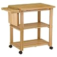 Winsome Wood Utility Cart, Natural