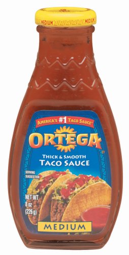 Ortega Taco Sauce Thick & Smooth Medium 8-oz