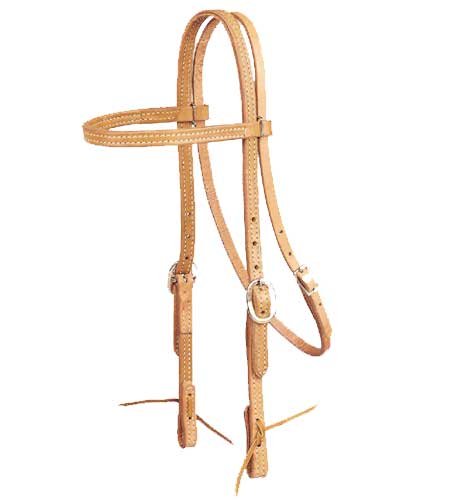 Brow Band Harness Leather Western Headstall