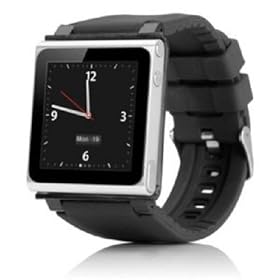 iWatchz CLRCHR22BLK Q Collection Wrist Strap for iPod Nano 6G, Black by iWatchz