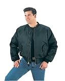 Rothco Ultra Force MA-1 Flight Jacket - Black