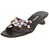 Vaneli Women's Bryony Slide,Black Nappa/Mesh,7.5 N