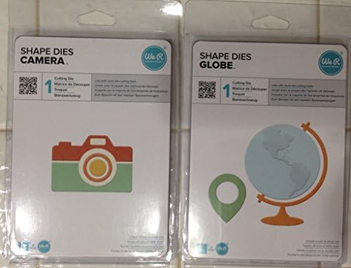 We R Memory Keepers Scrapbook Set with 2 die cuts: Camera + Globe Die Cut