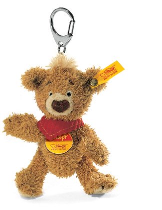 Steiff 14475 - Schlüsselanhänger Teddybär 11 cm Knopf