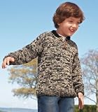 marled brown sweater