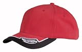 JT USA Edge 3D Men's Fitted Hat - Red - Large / X-Large