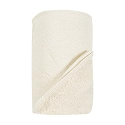 Bumkins Organic Cotton Hooded Towel Set - Natural Print Trim